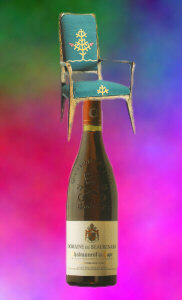 Chateauneuf-du-Pape crowned with a Akseli Gallen-Kallela chair