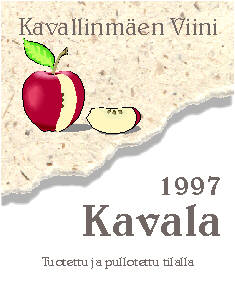 Kavala 1997 - omenaviini