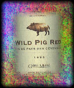 Wild Pig Red in Color