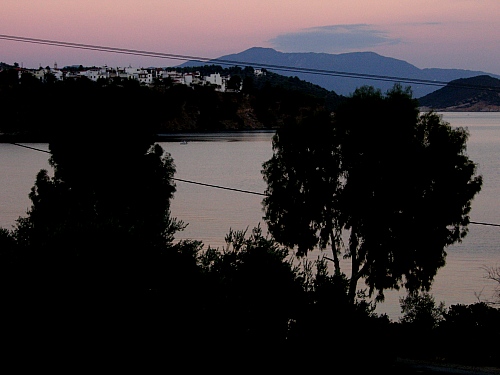 the view from our balcony later