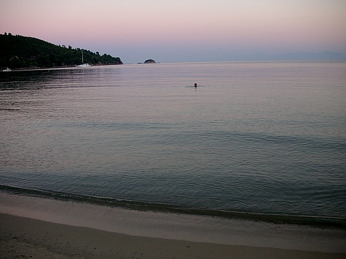 Koukounaries beach - ours alone