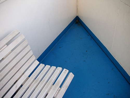On m/s Charoula - study in white and blue nr.2