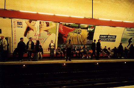 Saint Michel Station. Snapshooters interest: the GILA MONSTER in the poster