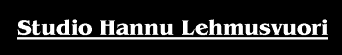 Studio Hannu Lehmusvuori