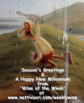 Donald Duck Hit With A Bottle Of Wine